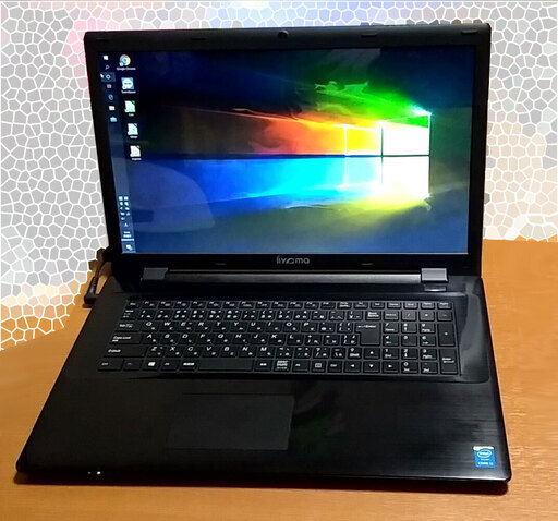 【終了】 17インチノートPC Win10／corei3／メモリ4GB／HDD1TB