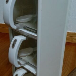 【アスベル株式会社調味料ラック】三段縦使用も横使用も可能の画像