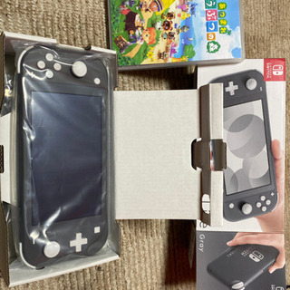 任天堂 スイッチライト グレーの画像
