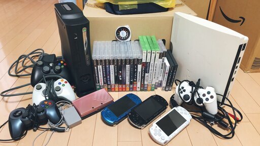 PS3 / XBOX360 / 3DS / PSP3台 カセット21本