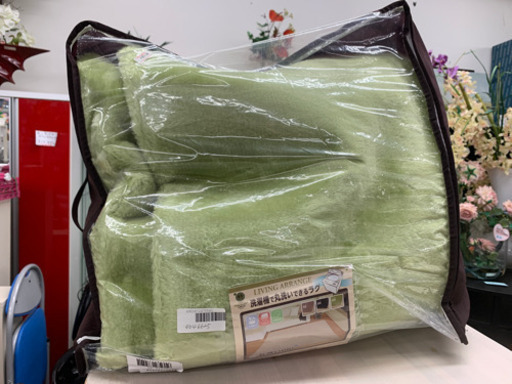長期自宅LIFEに洗濯機丸洗い出来るラグ
