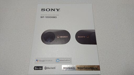 【保証有り】 SONY ワイヤレスイヤホン WF-1000XM3 ブラック【美品】