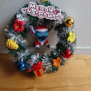 スティッチ クリスマスリース 