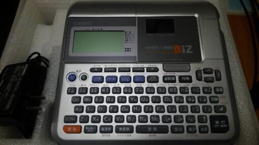 ありがとうございました。CASIO　ネームランド　KL-M40