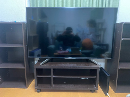 ※ 値下げしました！　テレビ台\u0026本棚ラック