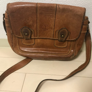 ティンバーランド本革ショルダーバッグ