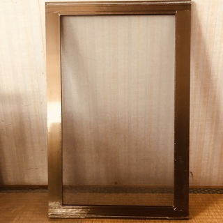 ￥↓網戸　67X44　茶枠　2