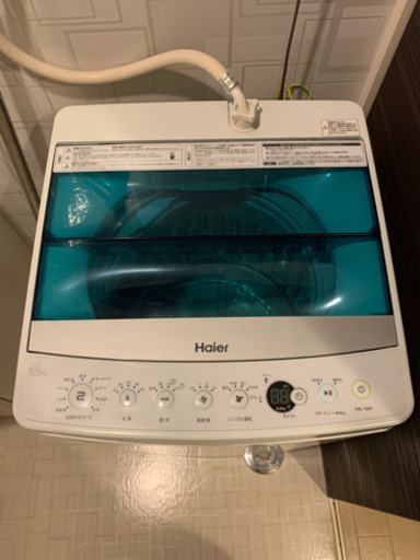 【中古\b】【美品】 Haier 洗濯機 JW-C55A（引き取り可能な方のみ・5/11週受け渡し希望・ 相談可）