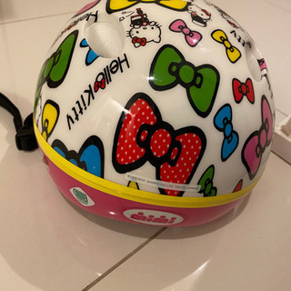 自転車用ヘルメット　キティちゃん