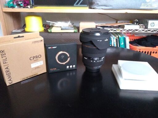 sigma 24-70mm f2.8 EX DG フィルター付き