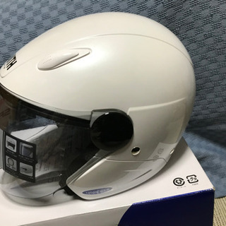 新品　ヤマハ純正ヘルメット　パール　定価9800円の画像