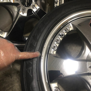【売切れ】25000円・ヴォクシー等 WORK 17inch ホイールの画像