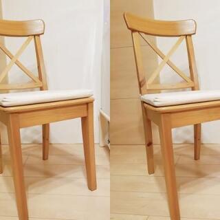 IKEAのダイニングチェア2脚セット
