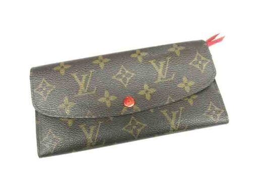 本物 ルイヴィトン 長財布 二つ折り ポルトフォイユ・エミリー・ルージュ M60136 CA5019 モノグラム LOUIS VUITTON 札幌 豊平区 西岡