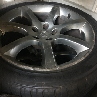 🚙V35スカイライン 純正18インチアルミタイヤセット