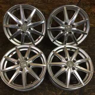 Weds LEONIS ウェッズ レオニス 社外ホイール 15インチ 4本 4.5J4HPCD100+45 ゼルス ルークス ハスラー等 (VHJ72) クレジットカード QR決済可能