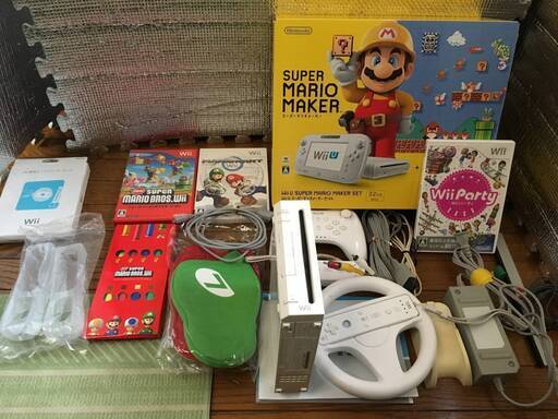 超レア希少 福袋☆マリオ好きな人にオススメ WiiとWiiU ゲームハンドル カバー ゲームソフト キャラクターグッズ ストラップ 帽子型ポーチ