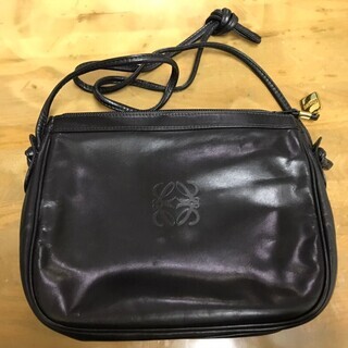 極美品 ロエベ　ショルダーバッグ 黒 LOEWE 斜め掛け 2way ブラック 