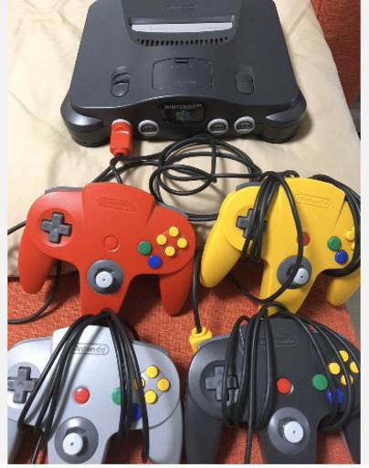 動作確認済み　任天堂64 コントロール4個　ゲームソフト5個　