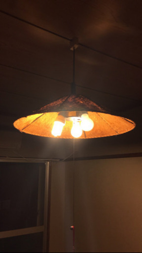 バリ雑貨風 電気シェード