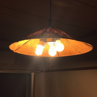 バリ雑貨風 電気シェード