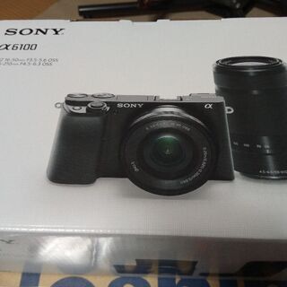 SONY　a6100ダブルズームキット新品未使用