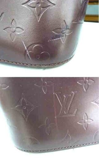 本物 ルイヴィトン トートバッグ ストックトン M55116  モノグラムマット ヴィオレ レディース Louis Vuitton 札