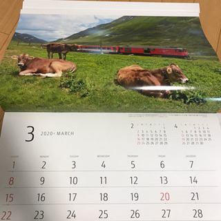 富士通 FUJITSU カレンダー2020の画像