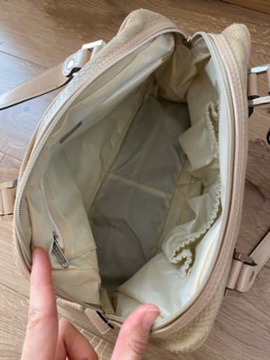 【美品】Picard 牛革ワニ皮型押し ショルダーバッグ