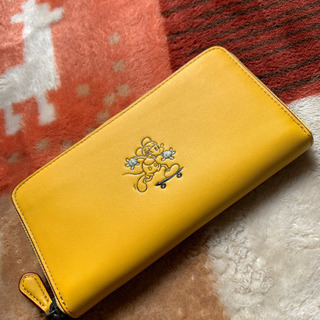 coach 新品未使用　長財布　ミッキー　お値下げしました！