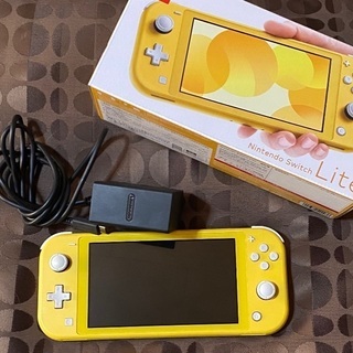 中古Nintendo Switch Lite 箱•充電器あり Switch Light グレー 充電器＆箱あり Nintendo Switch ライト