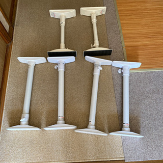 地震　家具転倒防止　伸縮棒　つっぱり棒　6本セット