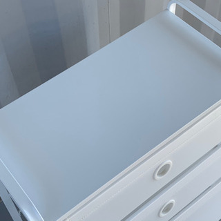 格安で！イケア チェスト◇ローテ◇3段◇ホワイト◇引き出しレールの画像