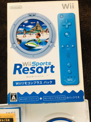 任天堂　Wiiスポーツ リゾート※「Wiiリモコンプラス (アオ) 」1個同梱