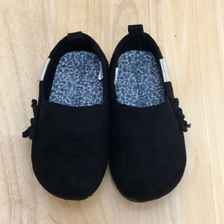 無料！！中古品☆conoco☆ベビーシューズ☆女の子用の靴☆黒☆15㎝（？）の画像