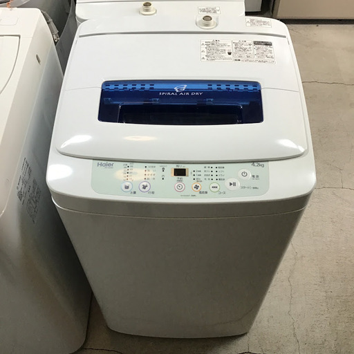 【送料無料・設置無料サービス有り】洗濯機 2017年製 Haier JW-K42M 中古