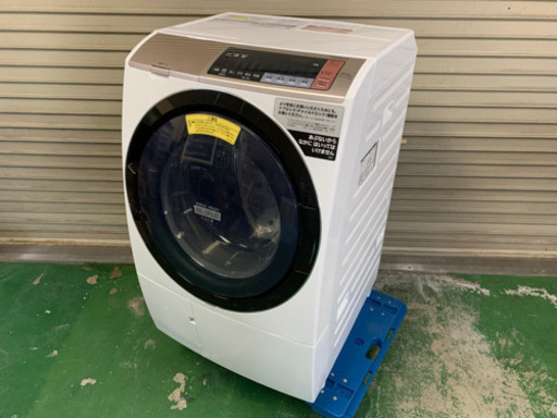 超美品 日立 ドラム式洗濯機 11kg 2018年製 右開き ブラウン BD-SV110 (交渉中)
