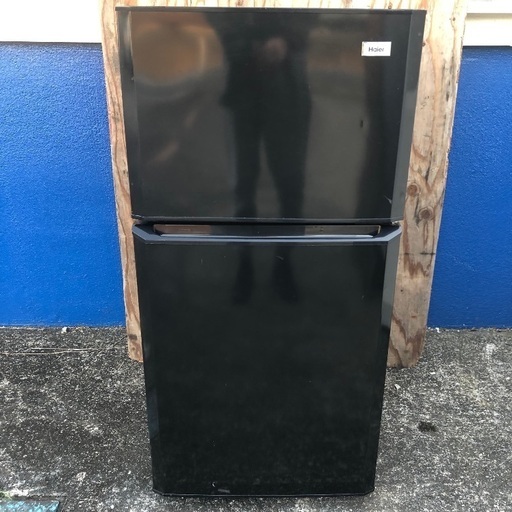 【配送無料】2015年製 106L 冷蔵庫 Haier JR-N106K