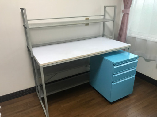 【値下げしました！】ワイドデスク (オマケ付き)
