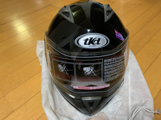 他で売れました 新品未使用 フルフェイス ヘルメット 黒