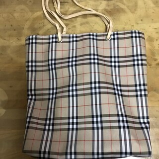 バーバリーロンドン　PVC×レザー トートバッグ Burberry LONDON