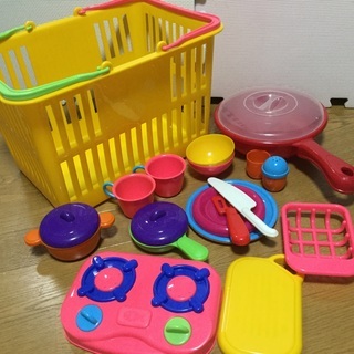 決まりました　おままごと　フライパンなど