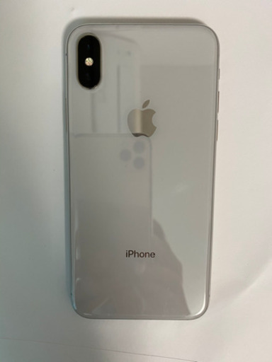 iPhoneX シルバー64GB   美品　箱付き
