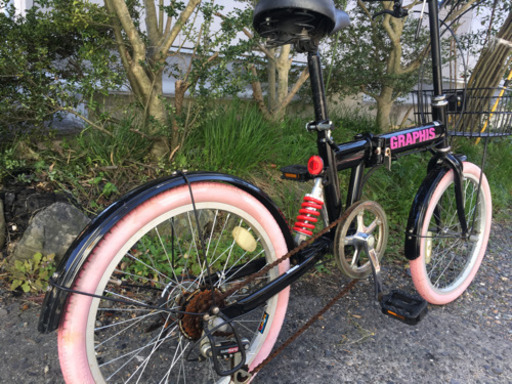101.折りたたみ自転車20インチ（リアサス、6段変速）
