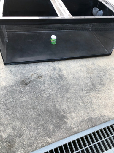 120×60×45サイドフローアクリル水槽4面ブラック