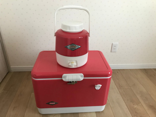 コールマン  スチールベルトクーラー&ジャグ　ストロベリー