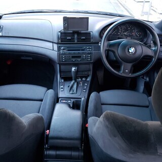 ＢＭＷ318Ｍスポーツ（Ｅ46）　Ｈ16最終モデル　車検3年7月　社外ナビ＆地デジＴＶ　純正エアロ＆専用17ＡＷ　キセノン　禁煙車の画像