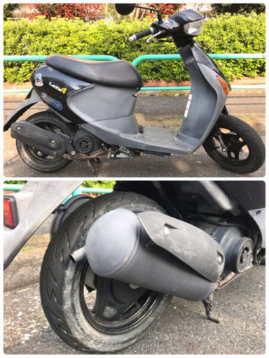 【格安】 原付 スズキ レッツ4 黒 4st