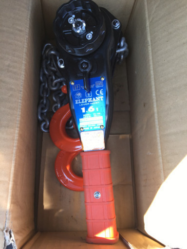 値下げしました！新品未使用チェーンブロック！ナイロンスリング