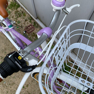 マハロ　自転車　26インチ　パープル　6段切替の画像